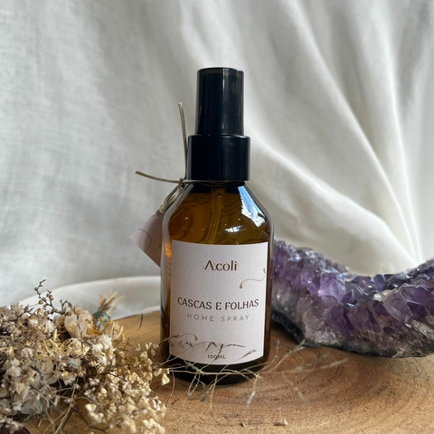 * Home Spray Cascas e Folhas - 100ml - A.coli