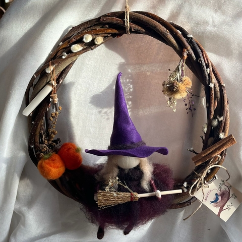 * Guirlanda Bruxa Feltragem - Atelie Lis