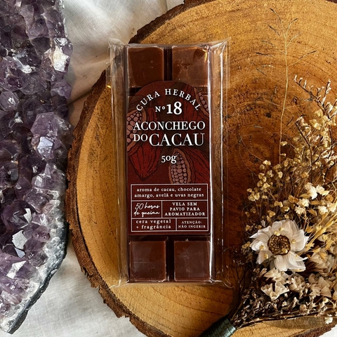Wax Melts Aconchego do Cacau 50gr - Cura Herbal