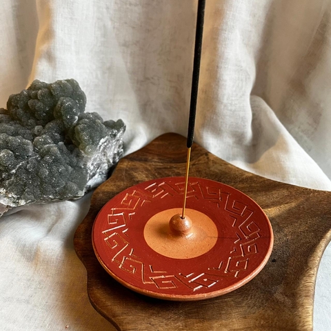 * Incensario de Barro Redondo - Ananda Aromas