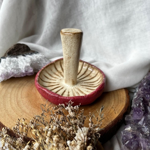 *Porta Joias e Pedras - Cogumelo M - Artha Cerâmica