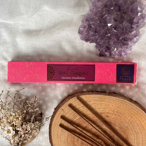 Incenso Rosa Musgosa - Ohana Incensos
