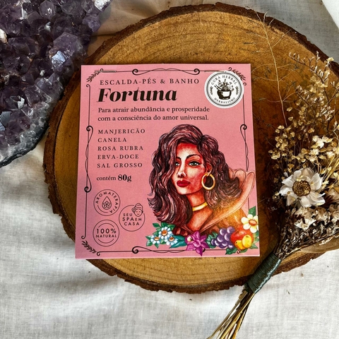 Escalda-Pés e Banho de Fortuna Sachê 80gr - Cura Herbal