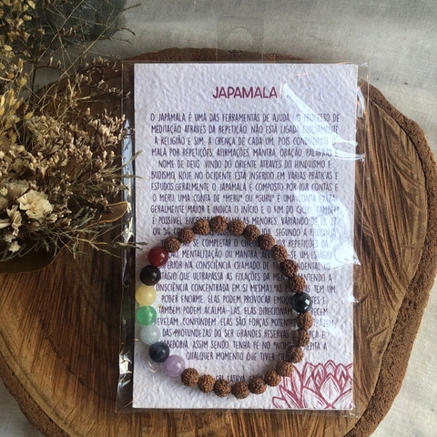 * Pulseira Japamala Rudraksha - Ananda Aromas