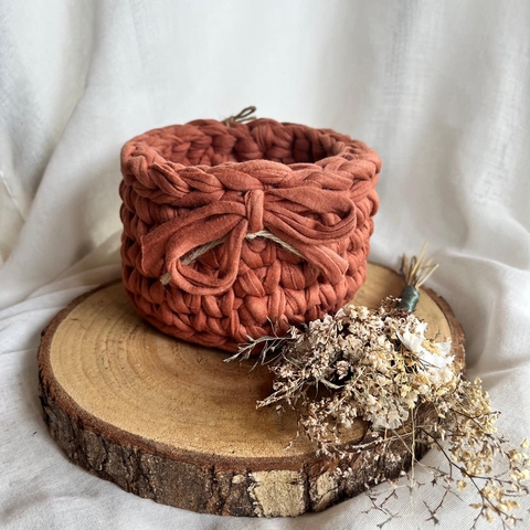 Cachepot Marrom - Artes em Familia