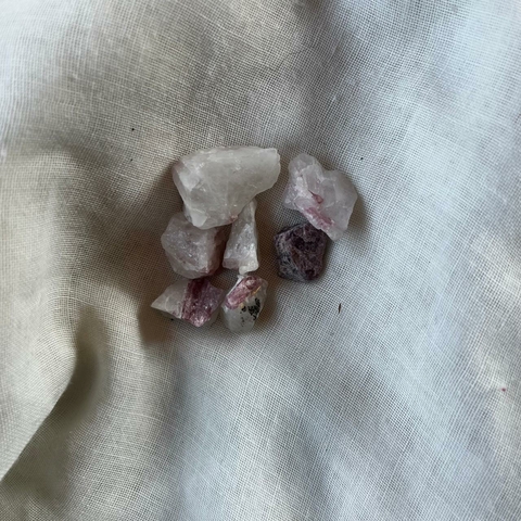 Pedra Bruta - Turmalina Rosa M