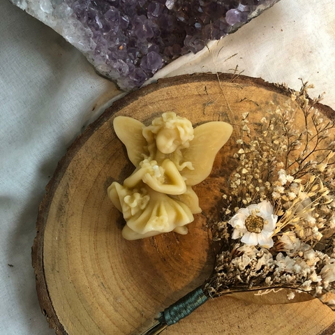 * Vela Fada (cera de abelha) - Colmeia de Luz