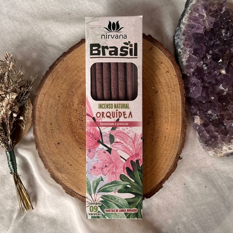 Incenso Orquídea Linha Brasil - Nirvana