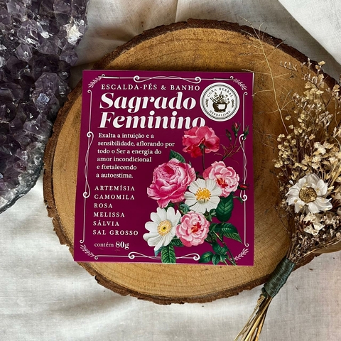 Escalda-Pés e Banho de Sagrado Feminino Sachê 80gr - Cura Herbal