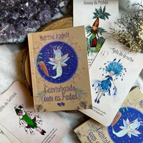 * Oráculo Caminhando com as Fadas (livreto + 24 cartas) - Editora Arte