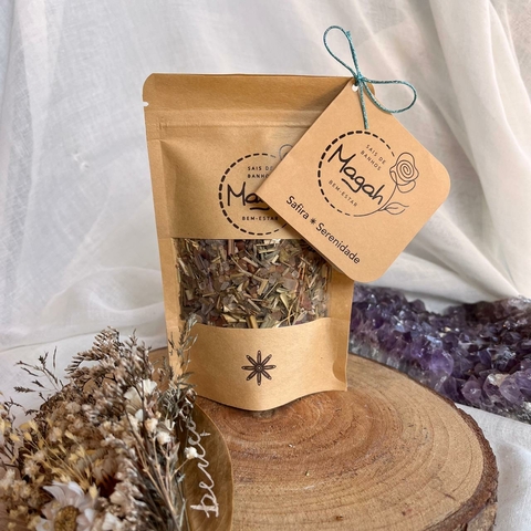 * Sais de Banhos Safira Serenidade 90g - Magah