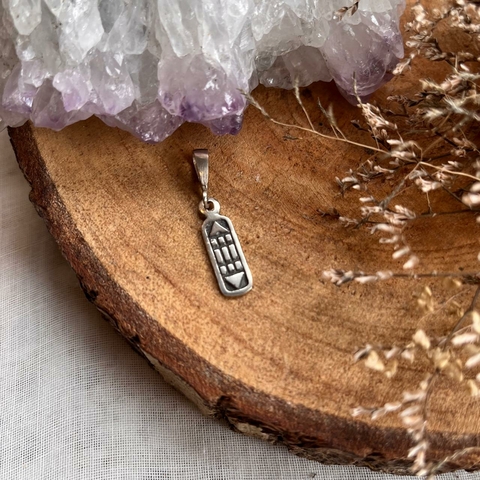 Pingente Atlante prata 950