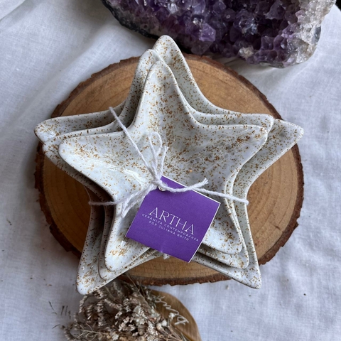 * Estrela do Mar (Jogo com 3) - Artha Cerâmica