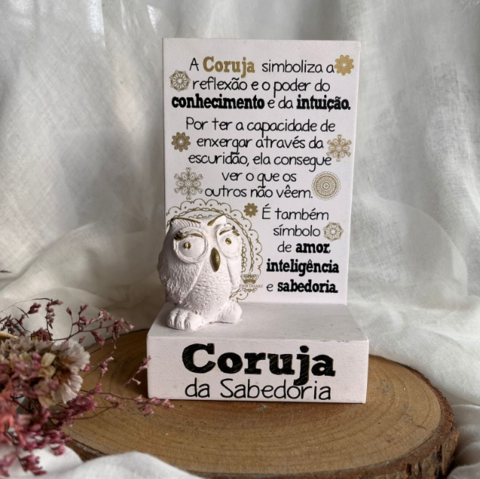 Amuleto com Frase Coruja - ZNR