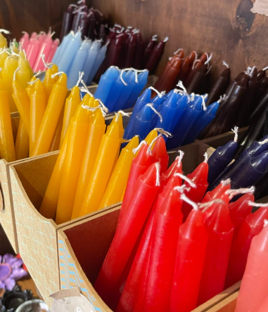 Vela Palito (cores) - Branca