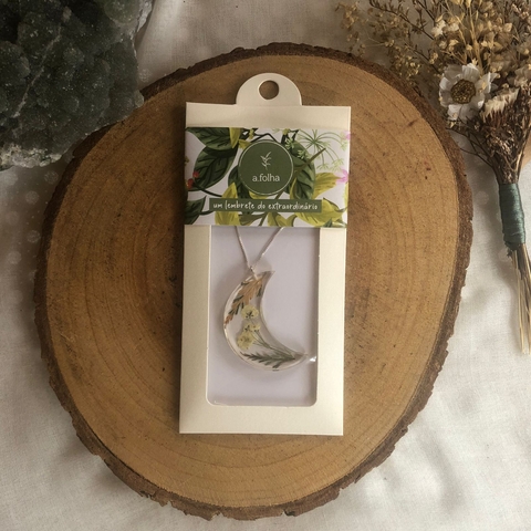 * Colar Mosquitinho Lua Grande 50cm (Prata 925) - A Folha