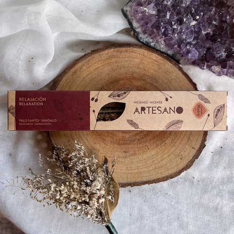 Incenso Artesano Caixa Relajacion (Palo Santo e Sandalo) - Sagrada Madre
