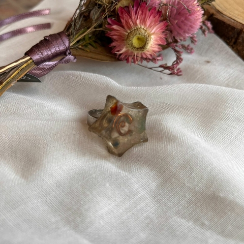 Anel Orgonite Estrela