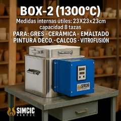 HORNO MODELO BOX-2 HASTA 1300°c - comprar online