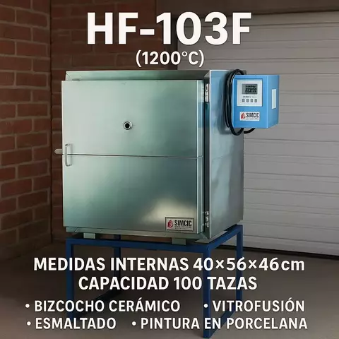 HORNO MODELO HF-103 HASTA 1200°c - comprar online