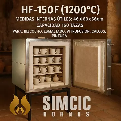 HORNO MODELO HF-150 HASTA 1200°c - comprar online