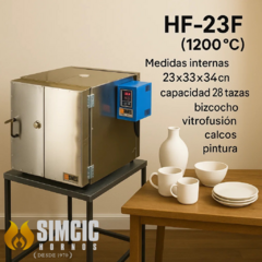 HORNO MODELO HF-23 HASTA 1200°c - comprar online