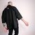 Camisa estruturada OVERSIZE preta. - Babo