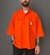 Camisa estruturada OVERSIZE laranja.