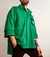 Camisa de sarja leve 100% algodão OVERSIZE verde