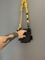 Shoulder Bag PACK QUELPS preta- alça corda amarela - DP - comprar online