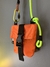 Shoulder Bag PACK LARANJA - alça escalada neon - Babo