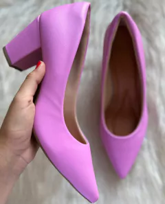 Imagem do Scarpin Salto bloco 7cm - GV-2026