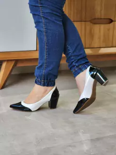 Imagem do Scarpin Salto bloco 7cm - GV-2026