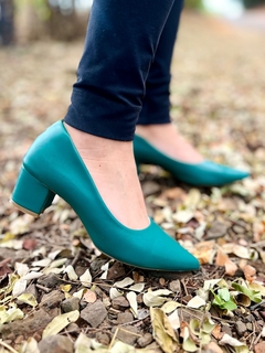 Scarpin bloco 5cm; GV-2012