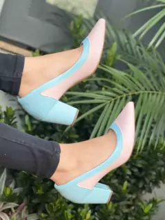 Scarpin Salto bloco 7cm - GV-2026 - loja online