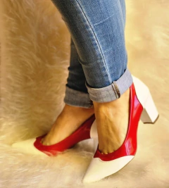 Scarpin Salto bloco 7cm - GV-2026 na internet