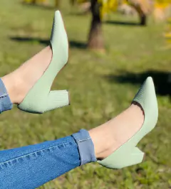 Scarpin Salto bloco 7cm - GV-2026