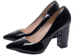 Scarpin salto bloco 8,5cm - TCL 2025-00 na internet