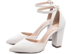 SAPATO SCARPIN Croco e Napa Off White TCL-2025-40B na internet