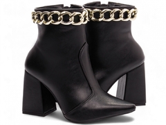 Bota Bico Fino Cano Médio; TCL 67065A / 67065B