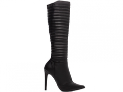 Bota Bico Fino Salto 12 Cano Alto; TCL80005 - Menina Refinada