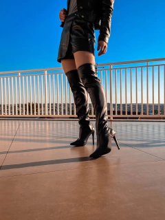 Bota Over Bico Fino Salto 12; TCL 80006 - Menina Refinada
