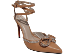 Scarpin Napa Blush/Laço Strass salto Cód.2498 SF-BRS3013 na internet