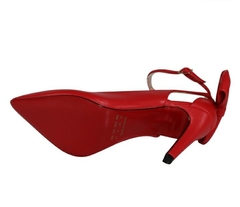 Imagem do Scarpin Salto Alto Laço Traseiro Vermelho SF-BRS3011