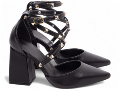 Sapato Scarpin Scarpin Bella Block SF-BR / TCL - 66077