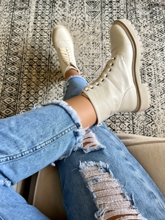 Coturno Sola Tratorada napa OFF White - comprar online