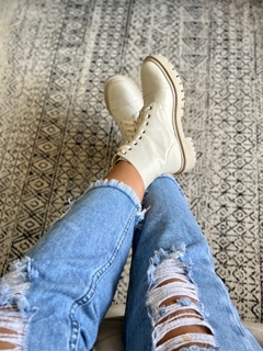 Coturno Sola Tratorada napa OFF White - comprar online