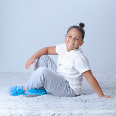 PANTUFA PLAY INFANTIL AZUL TUBARÃO PIMPOLHO - comprar online