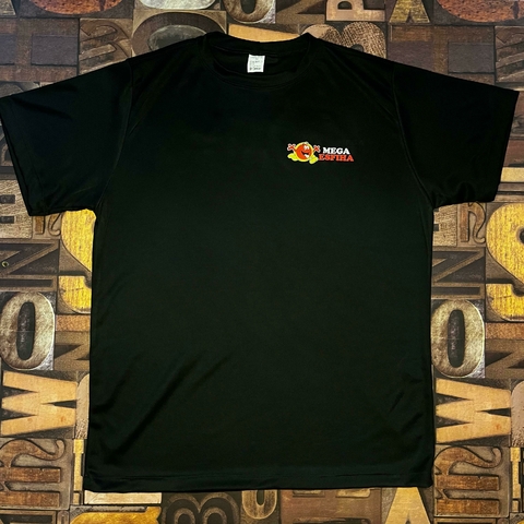 Camiseta Dry-Fit Premium Preta Estampada em DTF