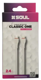 Cable Usb Classic One Usb-C a Lightning 1 Mt Blanco en internet